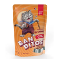 Влажный корм для котят Banditos МЯСНОЕ АССОРТИ, кусочки в соусе,75г